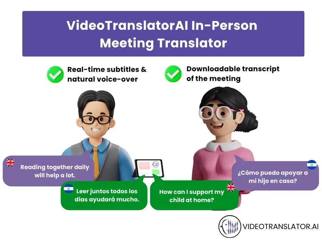 Parent-Teacher Multilingual In-Person Meeting