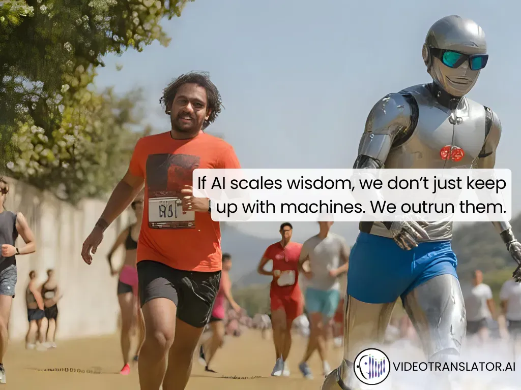 AI as a tool to enhance human wisdom and surpass machine capabilities