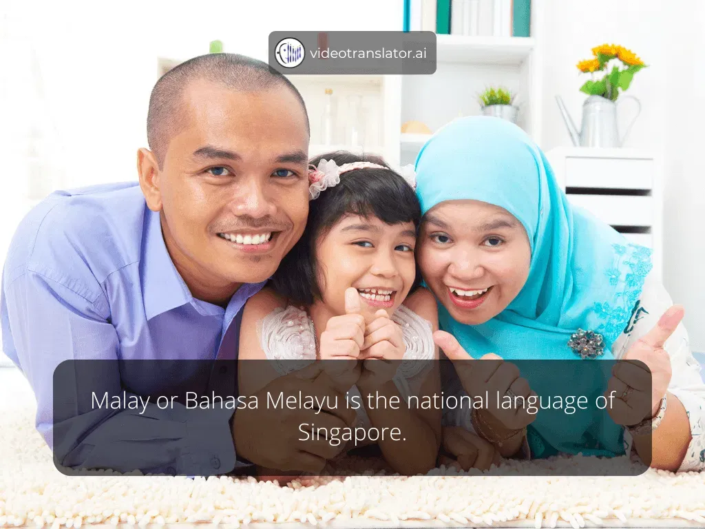 Malay or Bahasa Melayu is the national language of Singapore