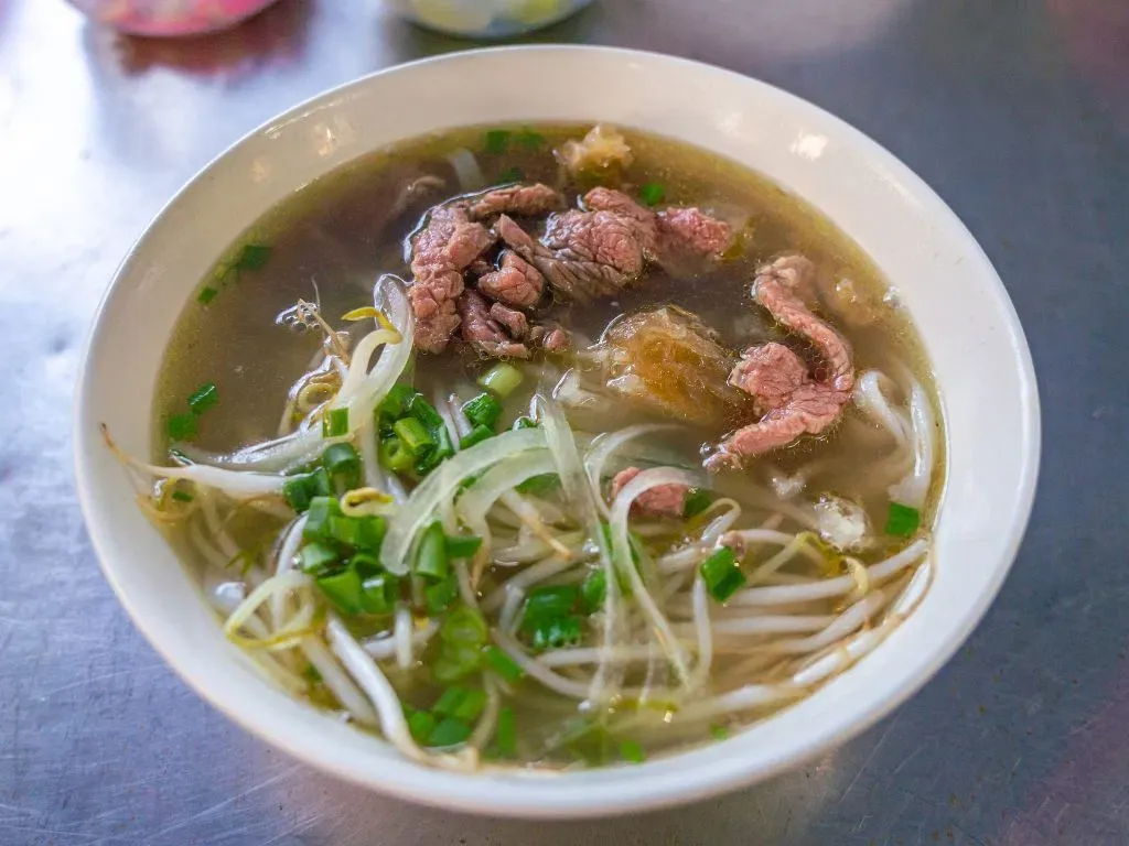 Pho (Recommended spot: Pho Thin, Hanoi)