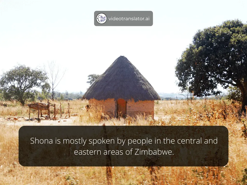 Shona is mostly spoken by people in the central and eastern areas of Zimbabwe.webp
