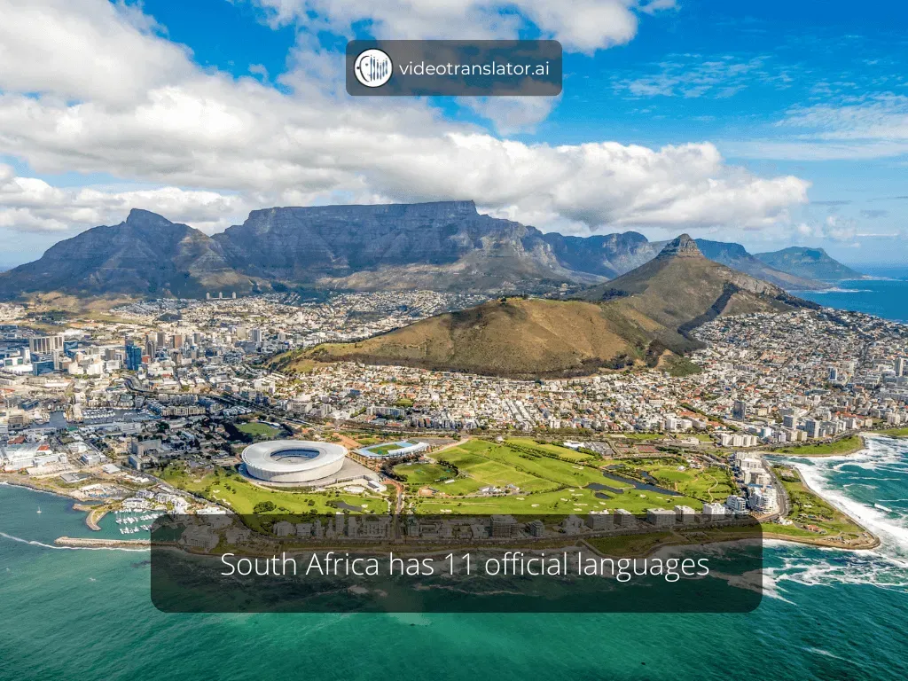 South Africa has 11 official languages