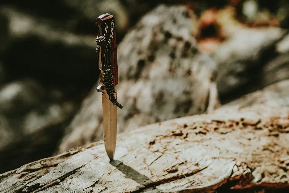 Blade on a tree