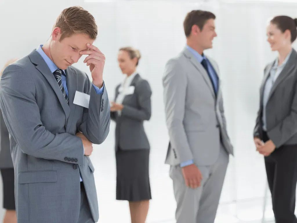 illustration of a man feeling frustrated because of language barrier