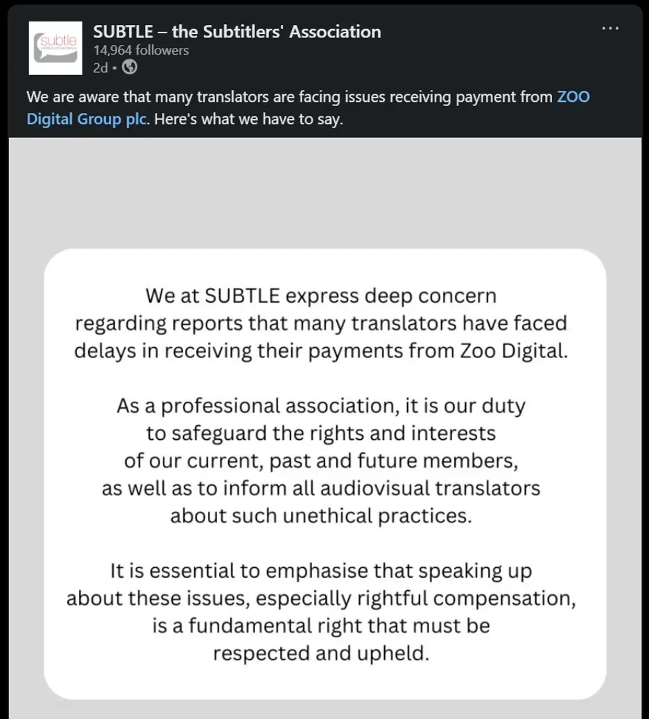 The Subtle - Zoo Digital Payment Issue.webp