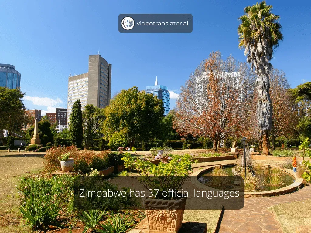 Zimbabwe has 37 official languages.webp