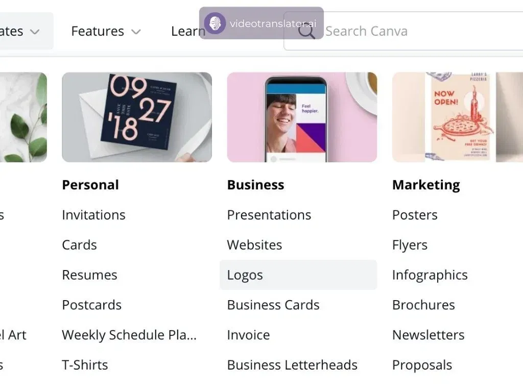 Create Watermark For YouTube Videos using Canva