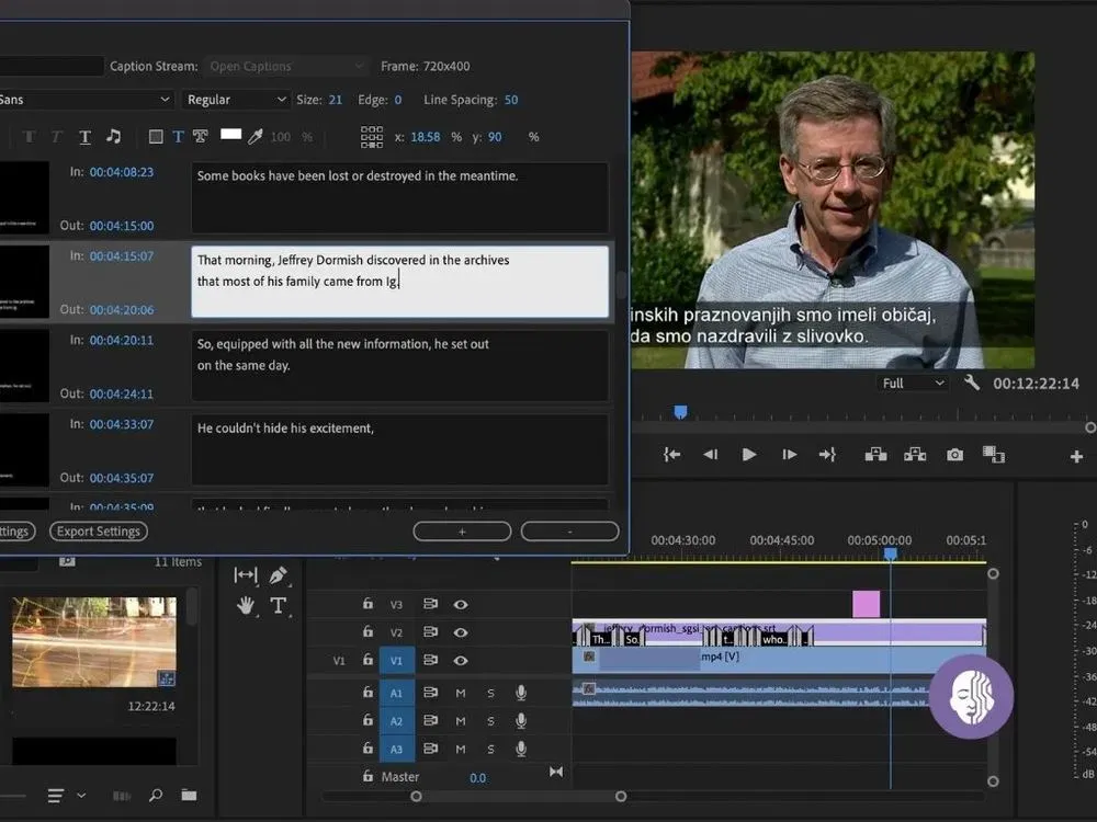 creating a subtitle on premiere pro