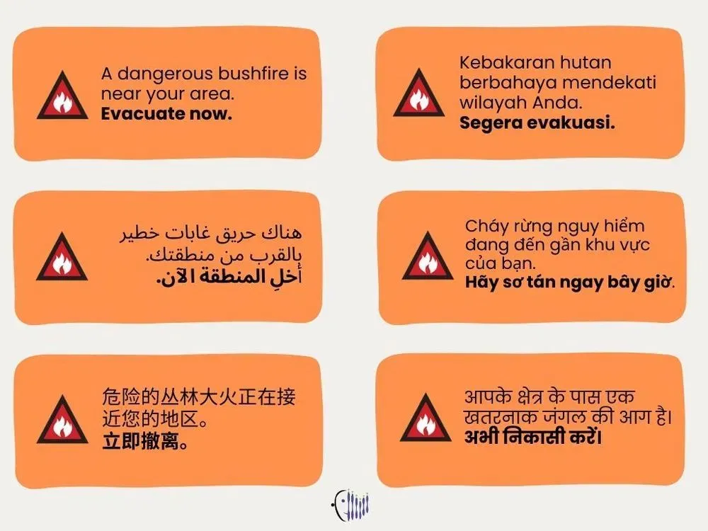 Emergency Warning Translations Save Lives