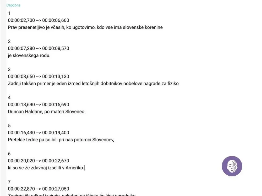 Transcribing video with videotranslatorai