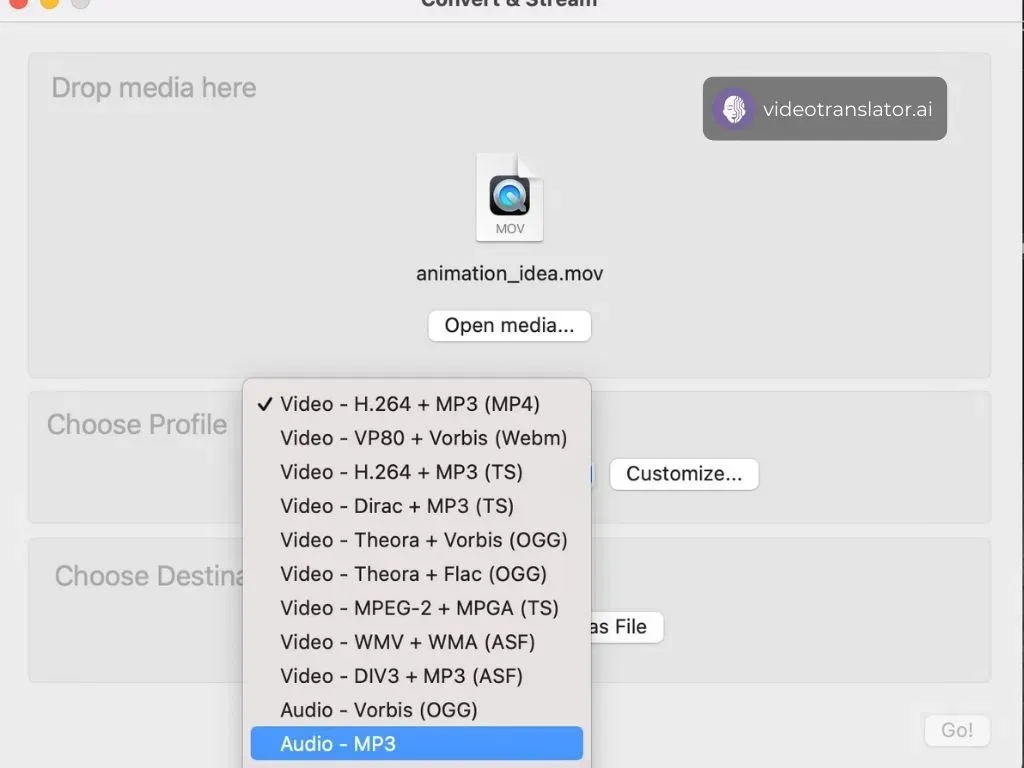 Use VLC To Convert Your Video To MP3